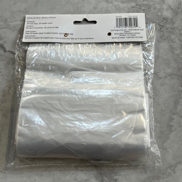 Celebrate It Lot of 50 with Card Topper Treat Bags - Picture 2 of 3